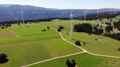 Wind turbine Video stock 138924453