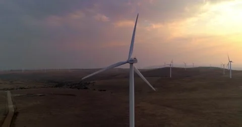 Wind turbine Stock Footage 148182636