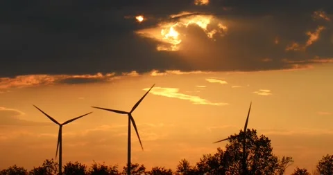 Wind turbine Stock Footage 163537151