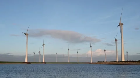 Wind turbine Stock Footage 221174831