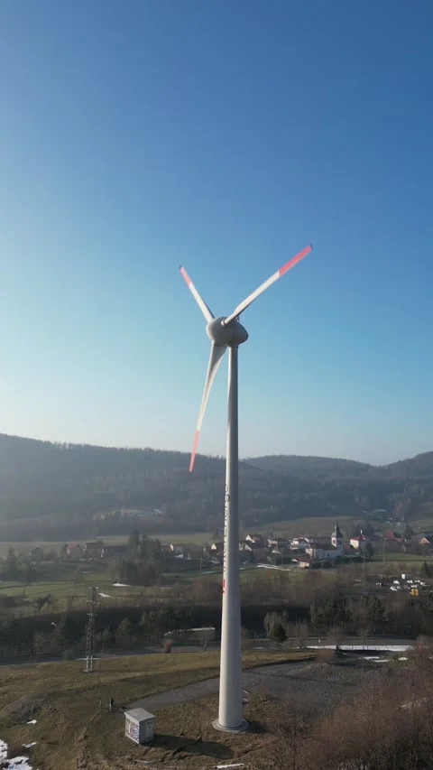 Wind turbine Stock Footage 237737093