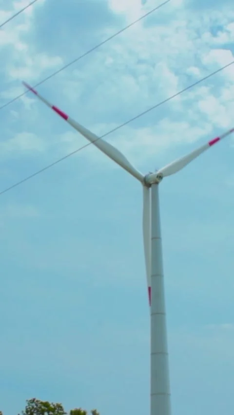 Wind turbine Stock Footage 244053368