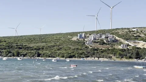 Wind turbine Stock Footage 247643399