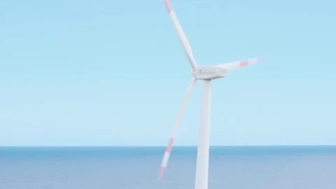 Wind Turbine Stock Footage 255485016