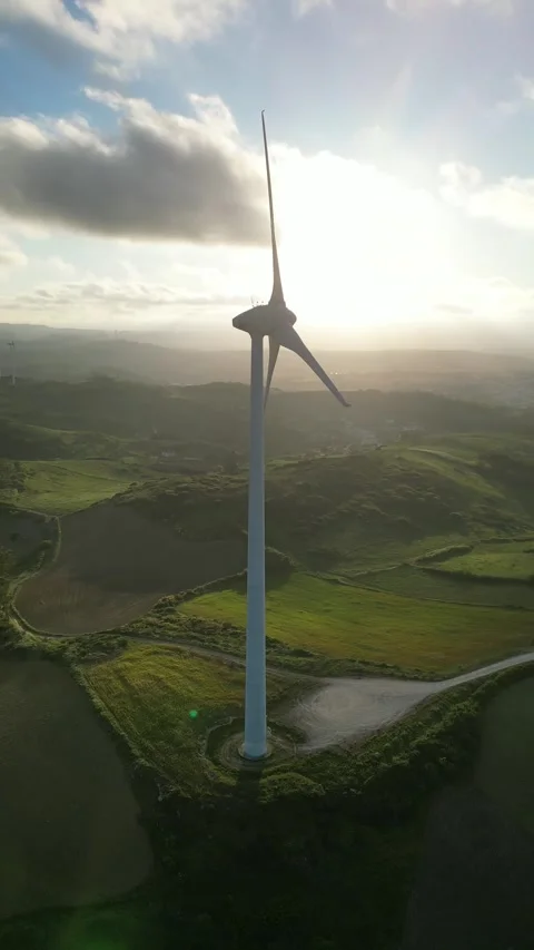 Wind Turbine Stock Footage 280263105