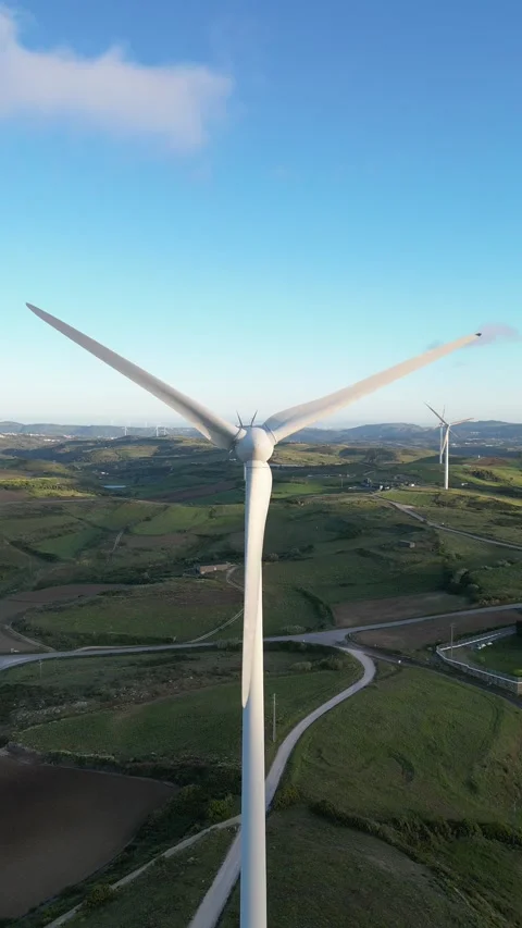 Wind Turbine Stock Footage 280263123