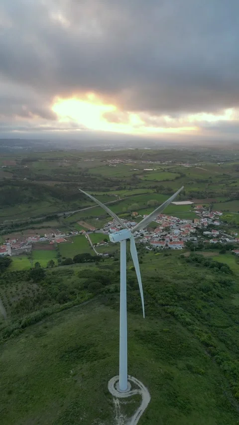Wind Turbine Stock Footage 280263168