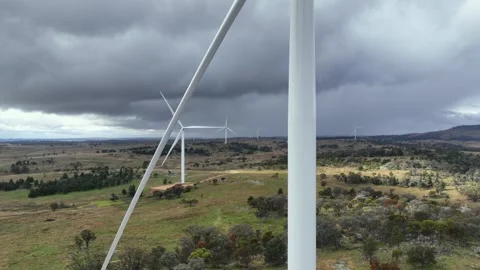 Wind Turbine Stock Footage 321049263