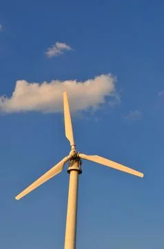 Wind turbine generator Stock Photos
