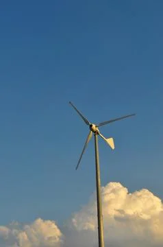 Wind turbine generator Stock Photos