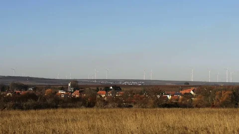 Wind turbine in Germany Stock Footage 70466272