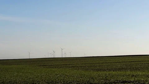Wind turbine in Germany Stock Footage 70466953