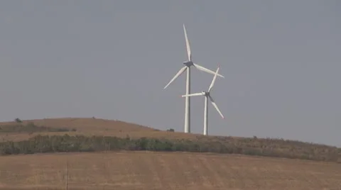 Wind Turbine  Green power generation Vídeo Stock 11521460