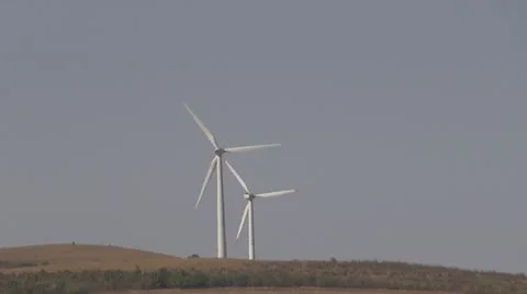 Wind Turbine  Green power generation Stock-Footage 11521470