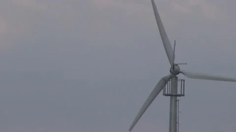 Wind Turbine  Green power generation Vídeo Stock 11522519