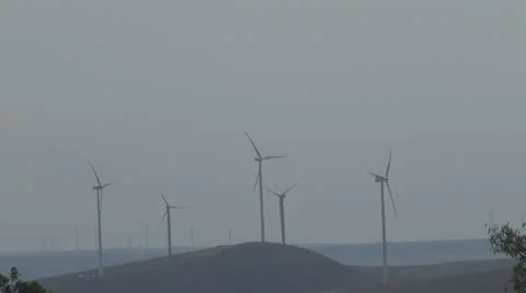 Wind Turbine  Green power generation Vídeos de archivo 11522540