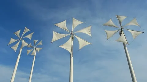 Wind turbine HD 库存影片 10749984