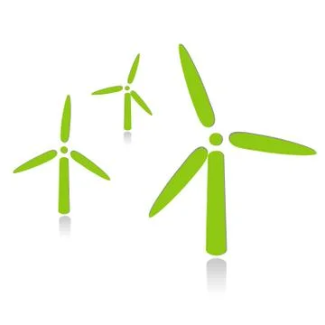 Wind turbine Stock Illustration