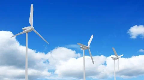 Wind turbine Stock Illustration