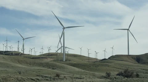 Wind Turbine Lock Off 4k Stock Footage 59193324