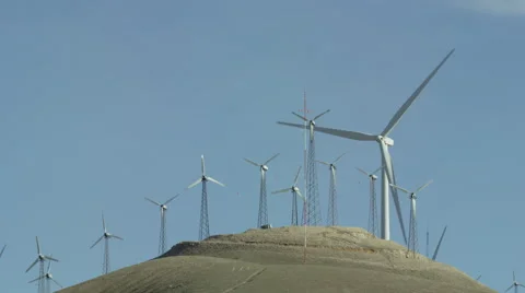 Wind Turbine Lock Off 4k Video stock 59193858