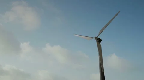 Wind turbine (loop + alpha) 動画素材 22419683