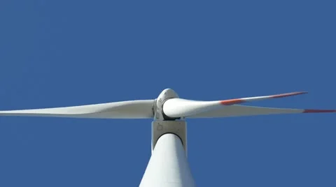 Wind turbine med up loopable 10872 Stock Footage 21926200
