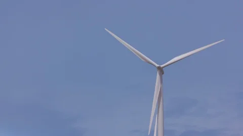 Wind Turbine Moving in the Wind Stock Footage 91878158