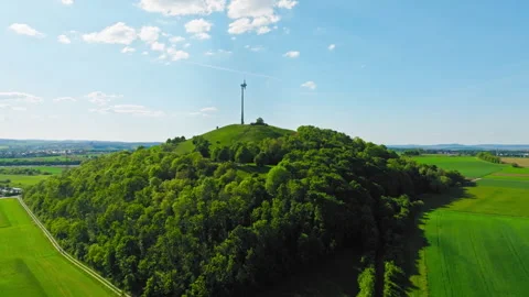 Wind turbine in nature Stock Footage 312224930