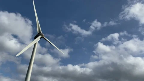 Wind turbine in Netherlands Stock Footage 139676992