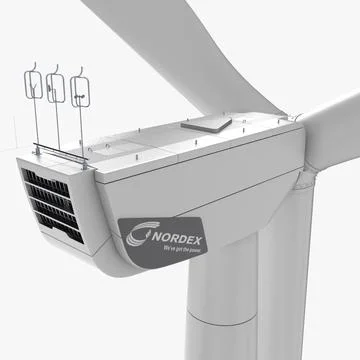 Wind Turbine Nordex 3D Model