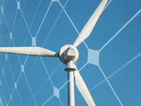 Wind turbine 스톡 사진
