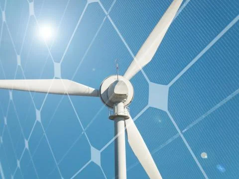 Wind turbine 스톡 사진