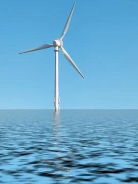 Wind turbine Foto stock