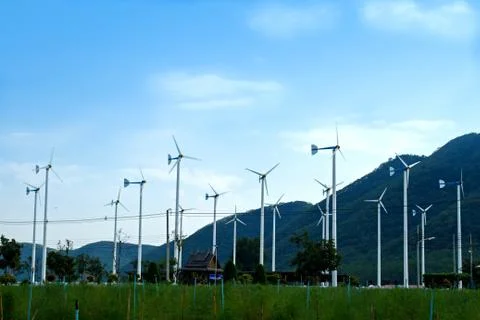 Wind turbine Stock Photos