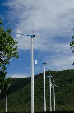 Wind turbine Stock Photos