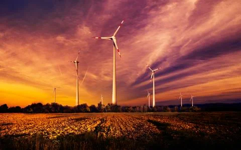 Wind Turbine Stock-Fotos
