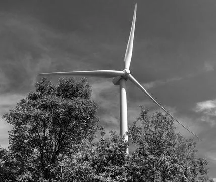 A wind turbine Stock Photos