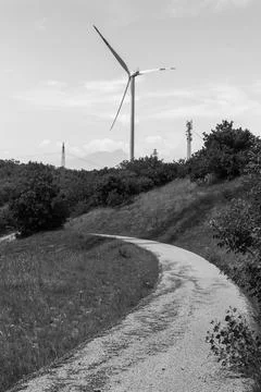 A wind turbine Stock Photos