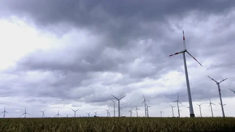 Wind turbine for power generation Stock Footage 150563360
