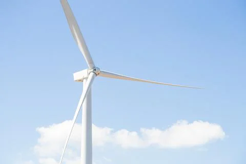 Wind turbine for power generation Stock Photos