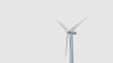 Wind Turbine Reference Loop 4K Video stock 346971105