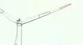 Wind turbine - renewable energy source (emboss fx) HD Footage