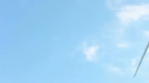 Wind turbine - renewable energy source (pan) Stock Footage 11331461