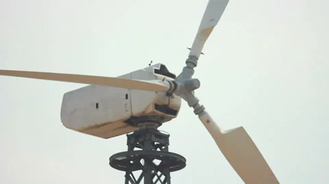 Wind Turbine - Renewable Energy Source Stock Footage 27270432