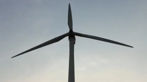 Wind turbine rotating Stock Footage 22148799