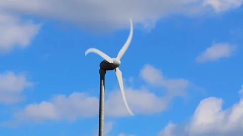 Wind Turbine Spinning Stock Footage 36020084