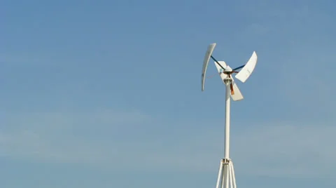 Wind turbine is spinning,full HD. Stock Footage 36064415