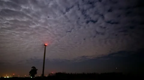 Wind Turbine Time Lapse Stock Footage 11630498