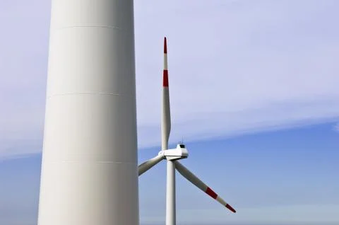 Wind turbine tower Stock Photos